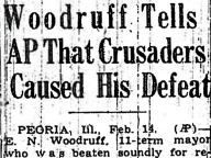 Woodruff Tells AP That Crusaders Caused His Defeat