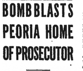 Bomb Blasts Peoria Home of Prosecutor