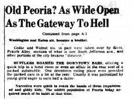 Old Peoria: As Wide Open As The Gateway To Hell