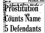 Prostitution Counts Name 5 Defendants