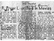 R. Pryor Launched in Movies