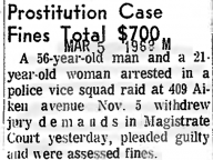 Prostitution Case Fines Total $700