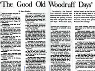 ‘The Good Old Woodruff Days’