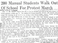 200 Students Walk Out in Protest March
