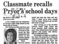 Classmate Recalls Pryor’s School Days