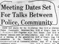 Meeting Dates Set For Police-Community Talks