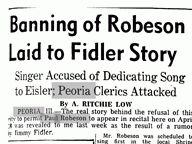 Story Behind the Barring of Robeson