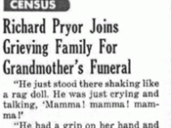 Pryor Joins Family For Grandmother’s Funeral